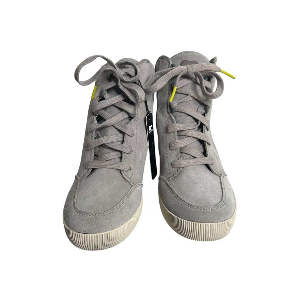Sorel Out 'N About Wedge Gray Suede Boots NL4913-081 Dove/Quarry Women’s 6.5 - Picture 5 of 10